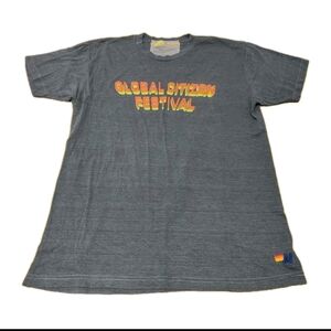 Aviator Nation Charcoal T-Shirt XL Global Citizen Festival Lightweight